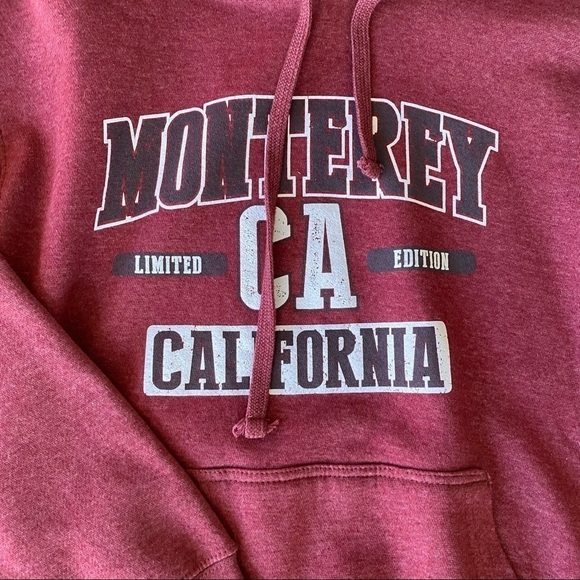 Monterey California Hoodie Pullover Sweatshirt S - Picture 3 of 5
